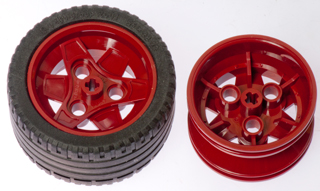 Lego Wheels and Tires Large 56 x 28 ZR * NEW
                    Dark Red
