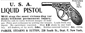 Parker,
                      Stearns & Co. Liquid Pistol Ad