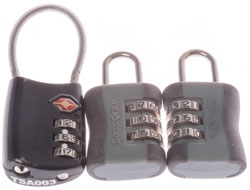 TSA &
                      ordinary luggage locks