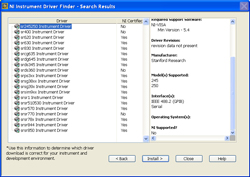 NI LabVIEW fails
              to find Instrument Driver