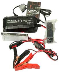 NOCO Genius
                    10 Battery charger/maintainer - with Repair mode