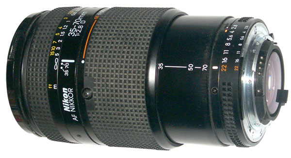 Nikkor AF 35-70mm f2.8 D Lens
                  Full Frame 35 mm