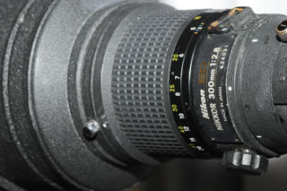 Nikon 300mm
                    f/2.8 ED IF Lens Focus Click Stop