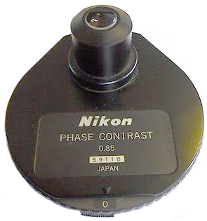 Nikon 6 Position Turret Phase Contrast
                Condesnser NA 0.85