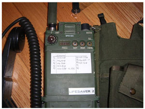 PRC-128 high band channel table