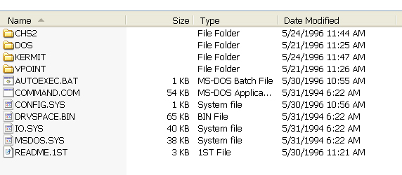 PSG-9 Internal Hard Drive Directory