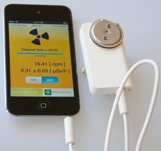 Pocket Geiger Counter
                  iPod Touch Am-241