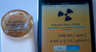 Pocket Geiger Counter
                  iPod Touch Autunite