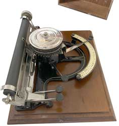 476942 Type-writing machine, Byron A. Brooks,
                  1909-06-14, - Peoples Typewriter Co.