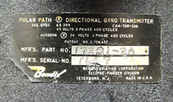 Bendix Polar
                  Path SAE AS399 Compass System