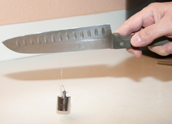 Simple Knife Sharpness Test