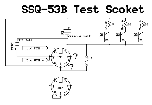 SSQ-53B Test Scoket Schematic diagram