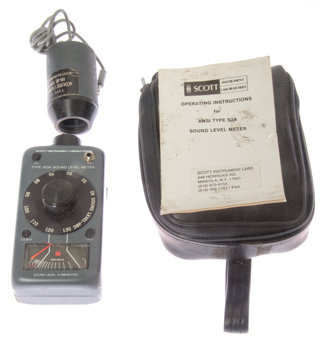 Scott Instrument Labs Type 453A ANSI Type S2A
                  Sound Level Meter & 457 calibrator