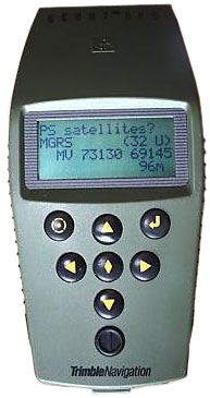 Trimble Scout-M
        handheld GPS receiver