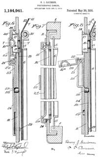 1184941
                    Photographic camera, Henry J Gaisman, Kodak,
                    1916-05-30