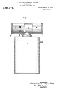 1315972
                        Photometer, P.A.M. Lacroix & J. Richard,
                        Sept. 16, 1919 -