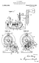 1408166 Machine
                      for duplicating keys, Charles A Berry, Yale and
                      Towne, 1922-02-28