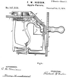 147559
                              Apple-Parers, F.W. Hudson, Feb 17, 1874