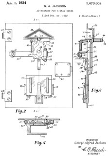 1479608
                      Attachment for signal boxes, Jackson George
                      Alfred, 1924-01-01