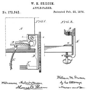 173942
                      Apple-Parer, W.M. Griscom, Feb 22, 1876