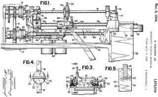 Dow Jones Broad Tape News Printer 1979510
                Telegraphic Printing Mechanism