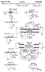 2252059 Method and a
                device for determining the magnitudes of magnetic
                fields, Gustav Barth, Priority: 24 Dec 1936