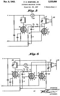 2333688 Distance
                measuring system, Francis H Shepard, RCA