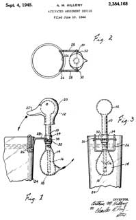 2384168 Activated
                  amusement device, Arthur M Hillery, 1945-09-04,
                  60/641.6; 60/675; 446/304; D21/812; 40/406; 446/87