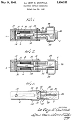 2400262 Electric impulse generator, Quinnell La
                  Vern Edward, Magnavox, App: 1943-06-24