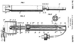 2458475 Rocket device, Charles C Lauritsen,
                  McMorris John, Sec of Navy, App: 1943-04-02