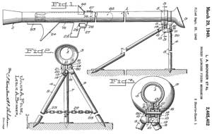 2465402
                          Rocket launcher firing mechanism, Leslie A
                          Skinner, Julius A Folse, App: 1943-09-25