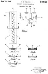 2481728
                      Humidity responsive resistor, Alexis B Dember,
                      Bendix Aviation, App: 1945-10-24, W.W.II, Pub:
                      1949-09-13, - Radiosonde