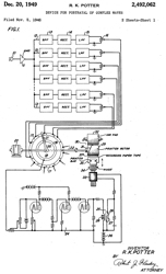 2492062
                              Device for portrayal of complex waves,
                              Ralph K Potter, Bell Labs, App:
                              1946-11-05