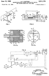 2511178
                              Magnetostrictive stress-responsive device
                              and system embodying the same, Herbert C
                              Roters