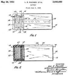 2640090
                      Battery, Leo E Pucher, William A Cunningham,
                      Willard Storage Battery Co, 1953-05-26