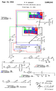 2689342
                      Pressure operated switching device, Goudy Paul R,
                      Kollsman Instr Corp, Sep 14, 1954