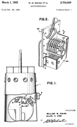 2703009
                        Bathythermograph, Ewing William M, Vine Allyn C,
                        Filed: Nov 28, 1945, Pub: Mar 1, 1955