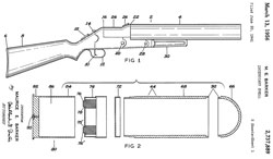 2737889 Incendiary
                shell, Maurice E Barker, Filed: Jun 20, 1941, (15 year
                delay) Pub: Mar 13, 1956