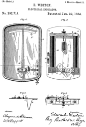 292714
                              Electrical Indicator, E. Weston, U.S.
                              Electric Light Co, 1884-01-29