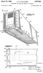 3027025
                    Apparatus for handling freight in transit, Keith W
                    Tantlinger, Sea Land Service, 1962-03-27