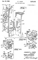 3073143 Lock
                      hold-back latch, Charles L Eads, Adams Rite Mfg,
                      1963-01-15