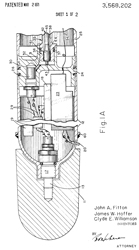 3568202
                        Extendible antenna for bathythermograph, John A
                        Fitton Jr, James W Hoffer, Clyde E Williamson,
                        Northrop Grumman (TRW), 1971-03-02