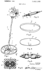 3662255
                              Apparatus for locating concealed or buried
                              metal bodies and a stable inductor usable
                              in such detectors, Charles L Garrett,
                              1972-05-09