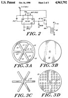 4963792 Self
                  contained gas discharge device, William P. Parker,
                  Lahive & Cockfield, 1990-10-16 Plasma Globe