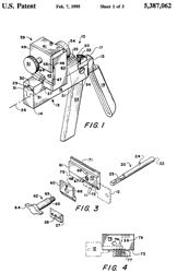 5387062 Hand
                      held device for code cutting key blanks, Ricky L.
                      King, Robert F. Robinson, A-1 SECURITY Mfg.,
                      1995-02-07