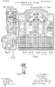 582366 Fare
                      Register, J.F. Ohmer & H. Tyler, 1897-05-11