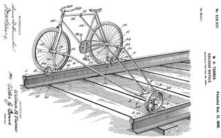638822 Railroad-bicycle, William B Turner, 1899-12-12
