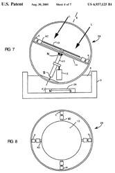 6937125 Self
                  rotating display spherical device, William W. French,
                  1999-10-18 -