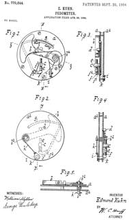 770644
                      Pedometer, E Kuhn, American Pedometer Co., (A.P.
                      Co) (E. & G. Bunzl), 1904-09-20