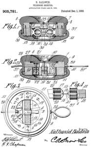 905781 Telephone
                      Receiver, N. Baldwin, 1908-12-01